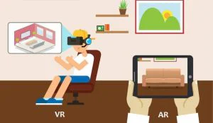 character using AR/VR technology