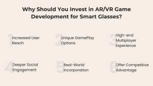 Why Should You Invest in ARVR Game Development for Smart Glasses