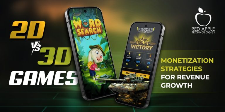 How Do 2D and 3D Game Development Influence Monetization Strategies?