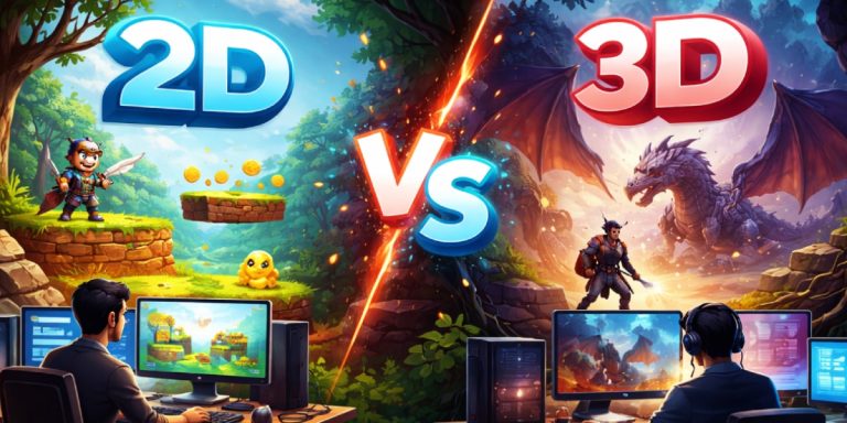 2D vs 3D Game Development Companies: Which Should You Choose?