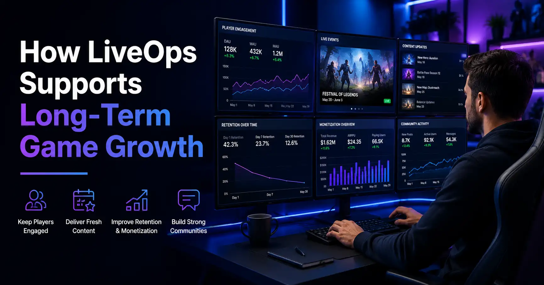 How LiveOps Supports Long-Term Game Growth