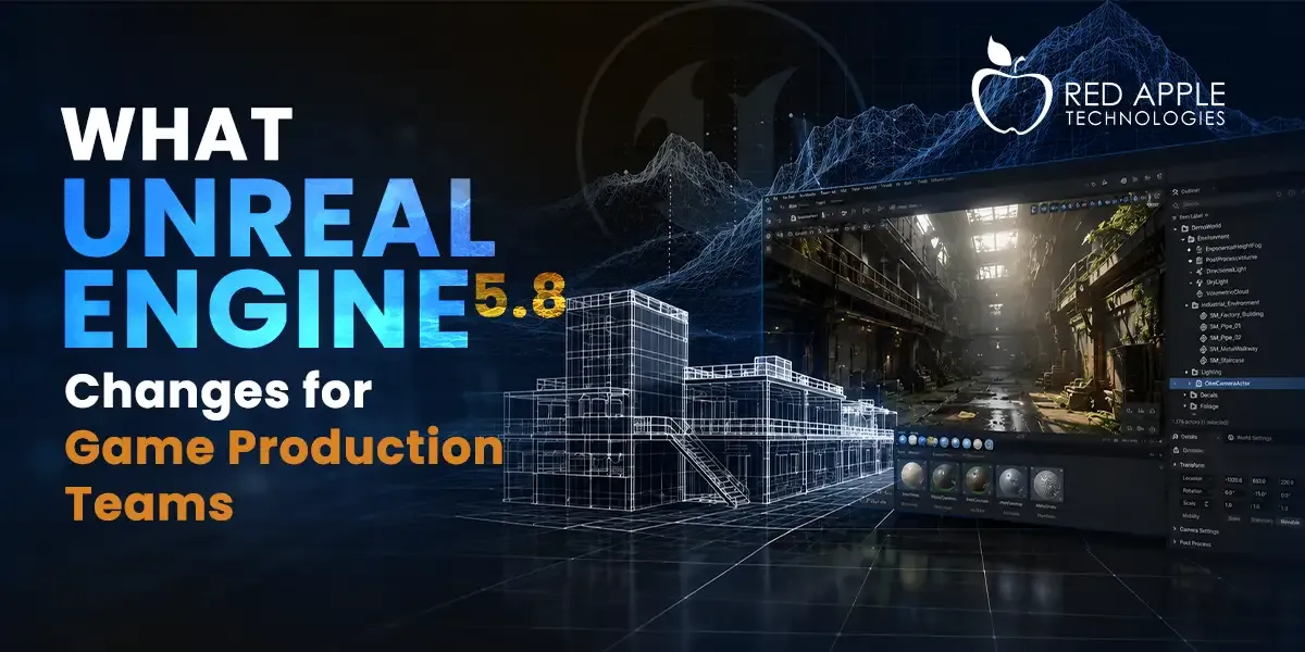 Unreal Engine 5.8 for Game Development: What It Changes for Production Teams