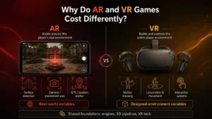 why do ar and vr game development cost differently